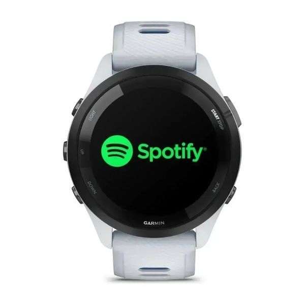 Смарт-часы Garmin Forerunner 265 Black Bezel w. Whitestone Case and Whitestone/Tidal Blue S. Band (010-02810-01/11/51) 612651 фото