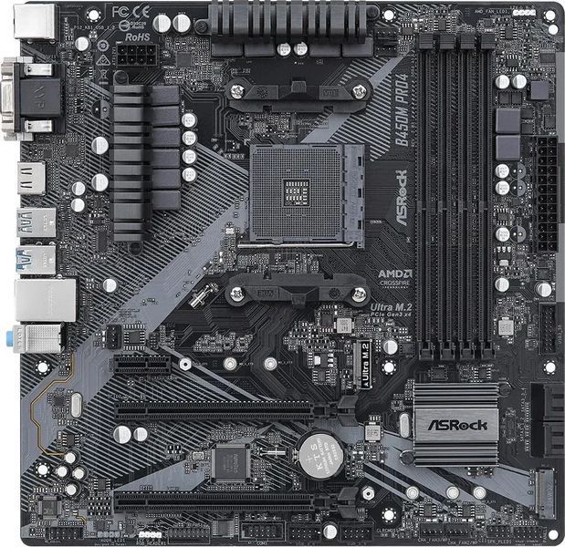 Материнська плата ASRock B450M Pro4 R2.0 463220 фото