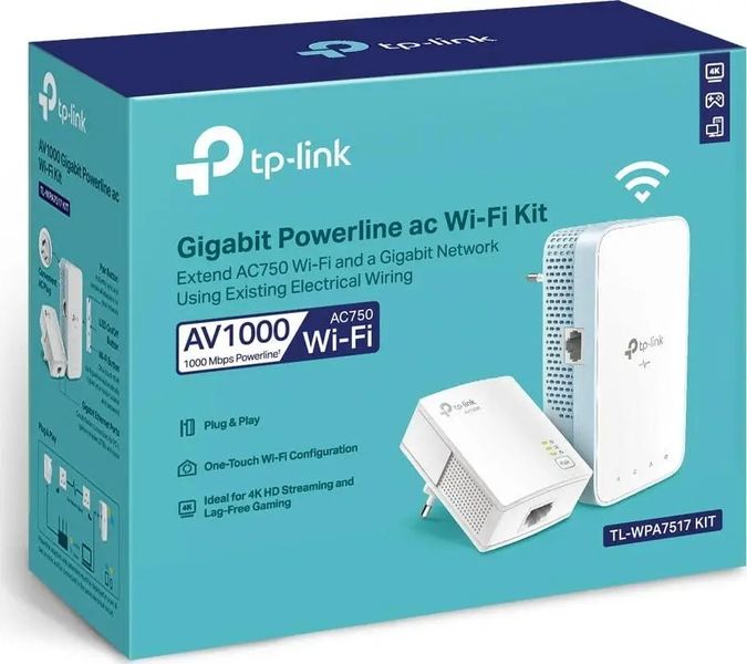 Powerline-адаптер TP-Link TL-WPA7517KIT 352231 фото