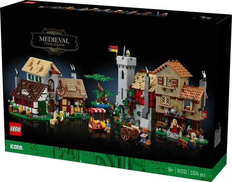 Блоковий конструктор LEGO Icons Середньовічна міська площа (10332) 613500 фото