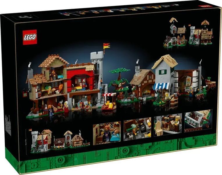 Блоковий конструктор LEGO Icons Середньовічна міська площа (10332) 613500 фото