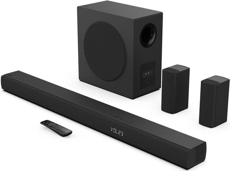 Саундбар HISENSE AX5100Q Чорний 5.1-канальний, Бездротовий сабвуфер, HDMI eARC, BT, 7 режимів AI EQ, Dolby Atmos, DTS:X 2082931 фото