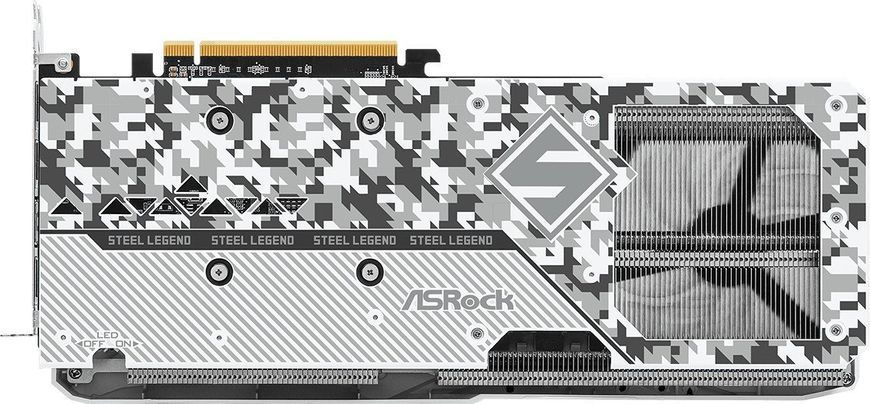 Видеокарта ASRock Radeon RX 7600 XT Steel Legend 16GB OC (RX7600XT SL 16GO) 013613 фото