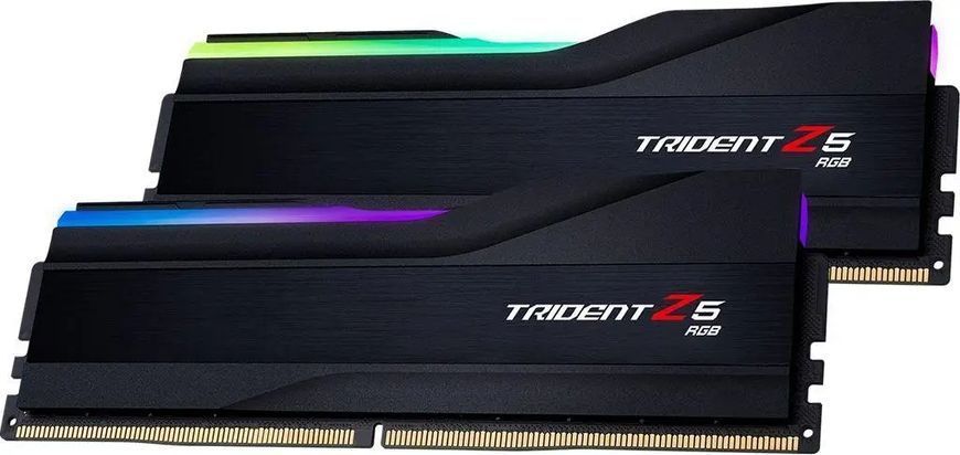 Память для настольных компьютеров G.Skill 32 GB 2x16GB DDR5 5200 MHz Trident Z5 RGB Black (F5-5200J3636C16GX2-TZ5RK) 026481 фото