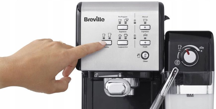 Кавоварка BREVILLE Prima Latte II VCF108X 898239 фото