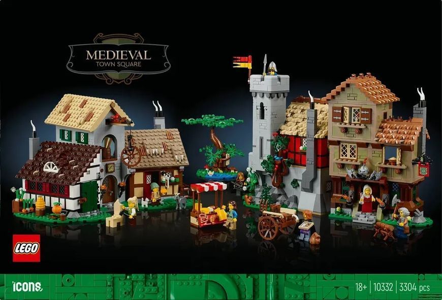 Блоковий конструктор LEGO Icons Середньовічна міська площа (10332) 613500 фото