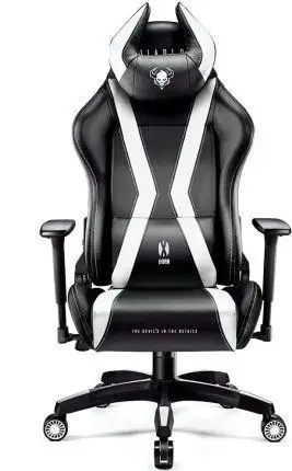 Компьютерное кресло для геймера Diablo X-Horn 2.0 King Size Black-White 018973 фото
