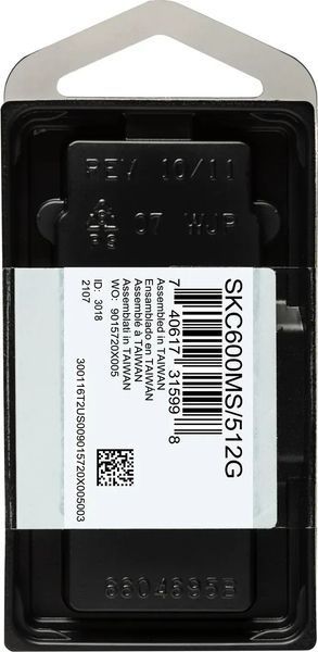 SSD накопичувач Kingston KC600 512 GB (SKC600MS/512G) 338825ua фото
