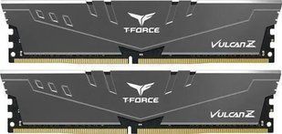 Пам'ять для настільних комп'ютерів Team 16 GB (2x8GB) DDR4 3200 MHz T-Force Vulcan Z Gray (TLZGD416G3200HC16CDC01) 381246 фото