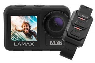 Экшн-камера LAMAX W10.2 4K/60FPS, два дисплея, MAXsmooth 2.0, водонепроницаемая до 12 м без чехла, Wi-Fi 2038257 фото