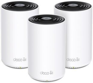 Маршрутизатор TP-LINK Deco XE75 Pro 2.4 / 5 / 6 ГГц (TriBand), Wi-Fi Mesh (3 шт.) 2010694 фото