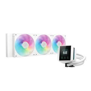 Водяне охолодження Deepcool Mystique 360 WH ARGB (R-LX360-WHDSNMCP-G-1) 570603ua фото