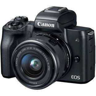 беззеркальный фотоаппарат Canon EOS M50 Mark II kit (15-45mm) IS STM Black (4728C043) 004322 фото