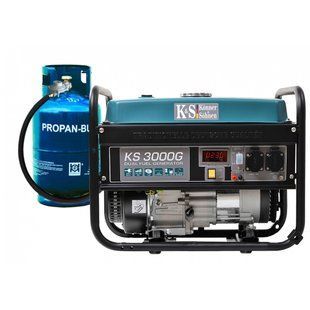 Комбинированный генератор (газ-бензин) Konner&Sohnen KS 3000 G 015350 фото