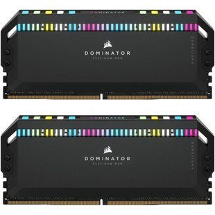 Пам'ять для настільних комп'ютерів Corsair 64 GB (2x32GB) DDR5 6800 MHz DOMINATOR PLATINUM RGB (CMT64GX5M2B6800C40) 027666 фото