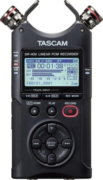 Цифровой диктофон Tascam DR-40X 370485 фото