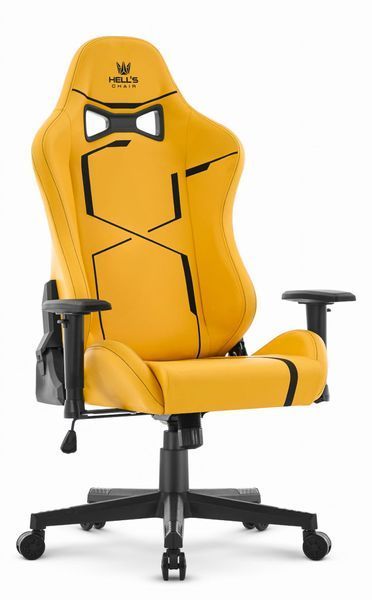 Игровое кресло HELL'S CHAIR HC-2001 Желто-черный e2632281 фото