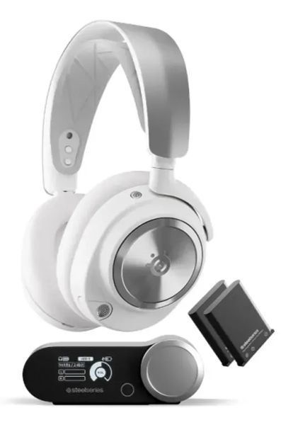 Наушники с микрофоном SteelSeries Arctis Nova Pro Wireless White (61524) 509350 фото