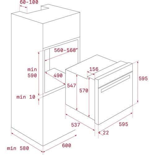 Духовка электрическая Teka HLB 8400 (111000006) 012036 фото