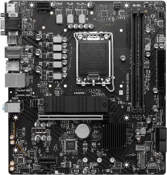 Материнская плата MSI PRO B760M-G DDR4 (911-7D90-001) 022555 фото