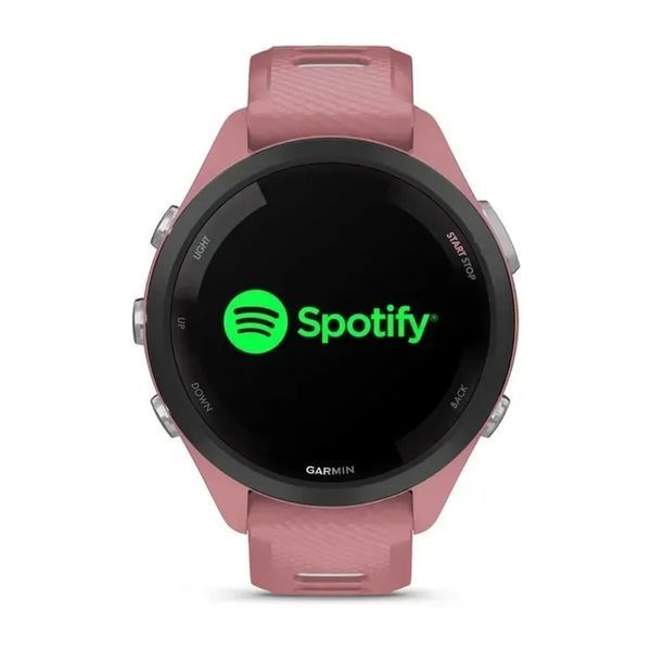Смарт-годинник Garmin Forerunner 265S Black Bezel w. Light Pink Case and Light Pink/Whitestone S. Band (010-02810-05/15/55) 613068 фото