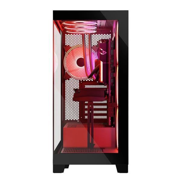 Корпус Modecom Volcano Space Apex ARGB Midi Black (AT-SPACE-PG-10-000000-0002) 503326 фото