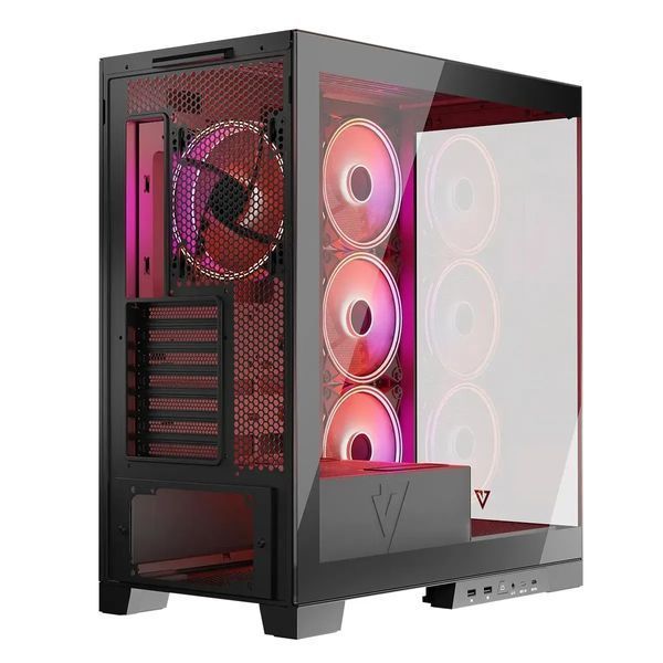 Корпус Modecom Volcano Space Apex ARGB Midi Black (AT-SPACE-PG-10-000000-0002) 503326 фото