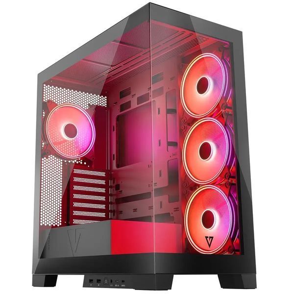Корпус Modecom Volcano Space Apex ARGB Midi Black (AT-SPACE-PG-10-000000-0002) 503326 фото