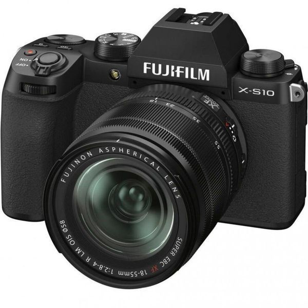 бездзеркальний фотоапарат Fujifilm X-S10 kit (18-55mm) black (16674308) 004201 фото