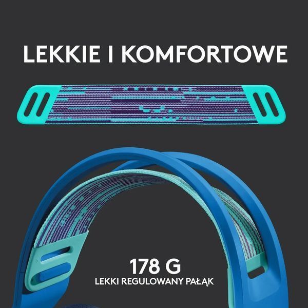 Компьютерная гарнитура Logitech Lightspeed Wireless RGB Gaming Headset G733 Blue (981-000943) 019471 фото