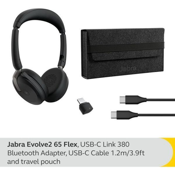 Навушники з мікрофоном JABRA Evolve2 65 Flex Link380c MS Stereo (26699-999-899) 029767 фото