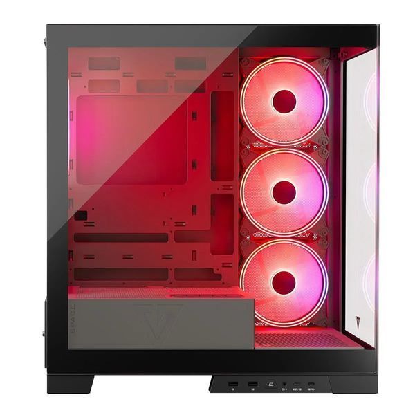 Корпус Modecom Volcano Space Apex ARGB Midi Black (AT-SPACE-PG-10-000000-0002) 503326 фото
