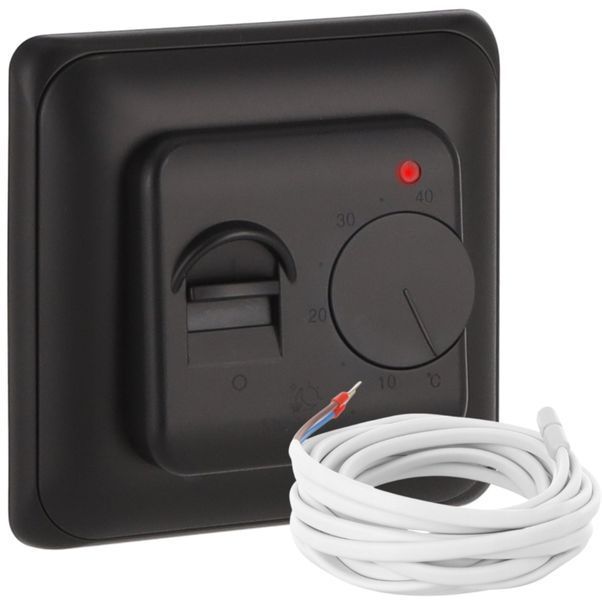 Пленка греющая инфракрасная MISSION AIR 160 Вт/м&sup2; Black Silver PTC 8 м&sup2; (8 м x 100 см) + регулятор Aries Черный e2257469 фото