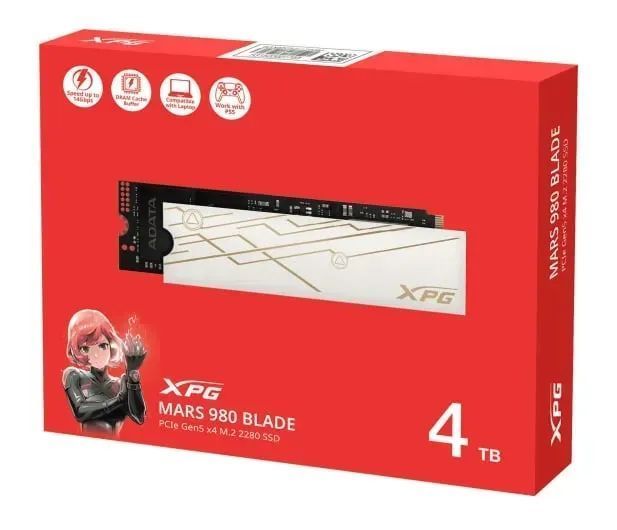 SSD накопитель Adata XPG Mars 980 Blade 4TB (SMAR-980B-4TCS) 614780 фото