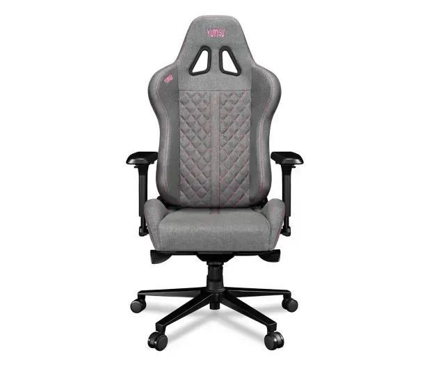 Компьютерное кресло для геймера Yumisu 2050 Magnetic Light Gray/Pink Mesh (Y-2050F-LP-M) 615262 фото
