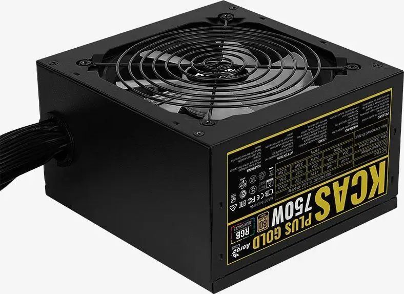 Блок живлення AeroCool KCAS Plus Gold 750W (AEROPGSKCAS+RGB750-G) 001140 фото