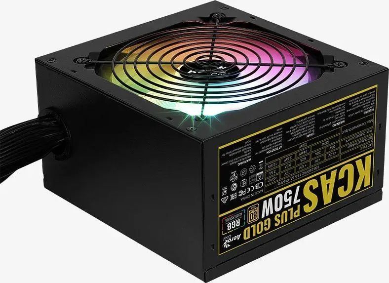 Блок живлення AeroCool KCAS Plus Gold 750W (AEROPGSKCAS+RGB750-G) 001140 фото