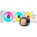 Водяное охлаждение Corsair iCUE LINK H150i RGB White (CW-9061006-WW) 014120 фото 7