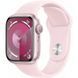 Смарт-часы Apple Watch Series 9 GPS 41mm Pink Aluminum Case w. Light Pink S. Band - S/M (MR933) 035022 фото 1