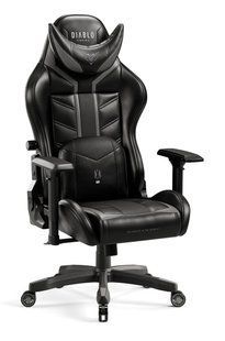 Ігрове крісло DIABLO CHAIRS X-Ray 2.0 Normal Size Чорно-сіре 897872 фото