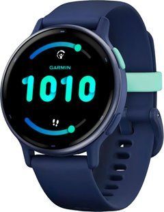 Смарт-годинник Garmin vivoactive 5 Metallic Navy Aluminum Bezel with Navy Case and Silicone Band (010-02862-12/52) 035123 фото