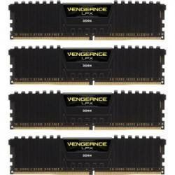 Пам'ять для настільних комп'ютерів Corsair 64 GB (4x16GB) DDR4 2400 MHz Vengeance LPX (CMK64GX4M4A2400C14) 027667 фото