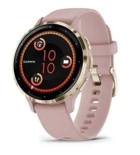 Смарт-часы Garmin Venu 3S Soft Gold S. Steel Bezel w. Dust Rose Case and S. Band (010-02785-03/53) 613089 фото