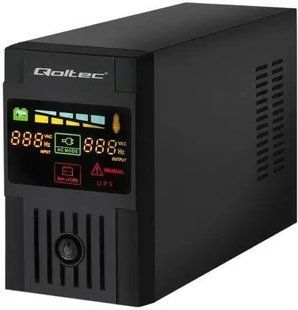 Лінійно-інтерактивний ДБЖ Qoltec Monolith 2000VA 1200W (53956) 022395 фото