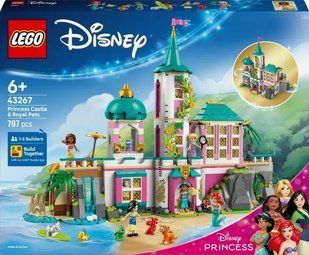 Блоковий конструктор LEGO Disney Замок принцеси та королівські улюбленці (43267) 613373 фото