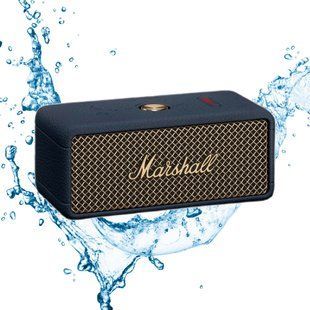 Мобільна колонка MARSHALL Emberton III, батарея 32 год, IP67, мікрофон, звук 360&deg;, додаток, синій 2084174 фото