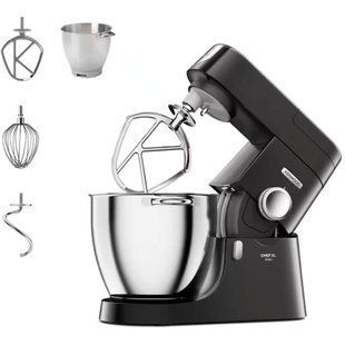 Кухонний планетарний комбайн KENWOOD KVL87.003BK Chef XL Pro Чорний, 1700 Вт, потужний і тихий двигун 2133251 фото