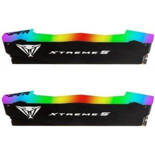 Пам'ять для настільних комп'ютерів PATRIOT 32 GB (2x16GB) DDR5 8000 MHz Viper Xtreme 5 RGB (PVXR532G80C38K) 033887 фото