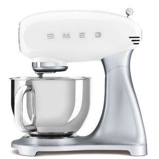 Планетарный кухонный комбайн SMEG SMF04WHEU 800W Бело-стальной 1238890 фото