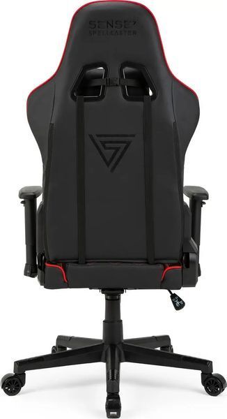 Компьютерное кресло для геймера Sense7 Spellcaster Black/Red 018800 фото